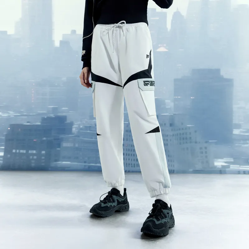 FILA FUSION URBAN TECH Knitted Sweatpants Women's Standard White-3