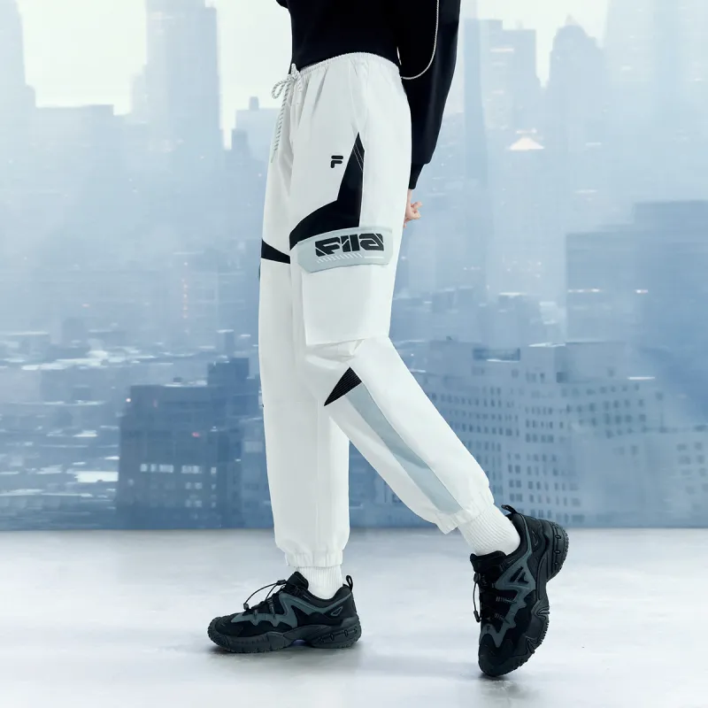 FILA FUSION URBAN TECH Knitted Sweatpants Women's Standard White-5