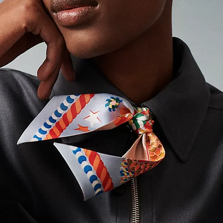 HERMES Silk Scarves Women's Multicolor-1
