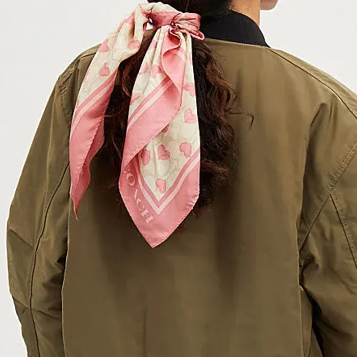 COACH Silk Scarves Unisex-1