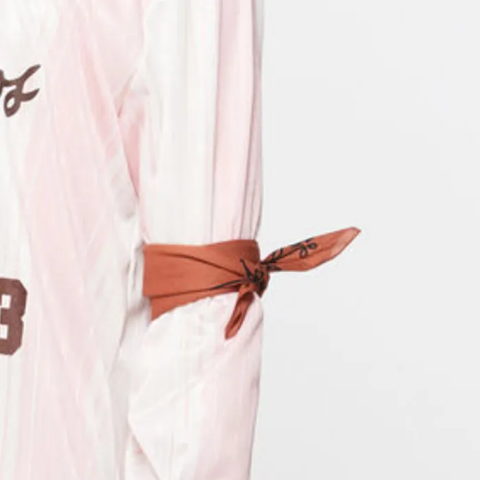 Acne Studios Silk Scarves Unisex Red-4