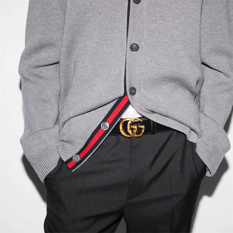 GUCCI Gg Marmont Wide Belt-1