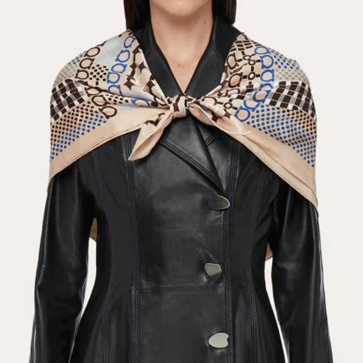 Ferragamo Gancini print Scarf-1