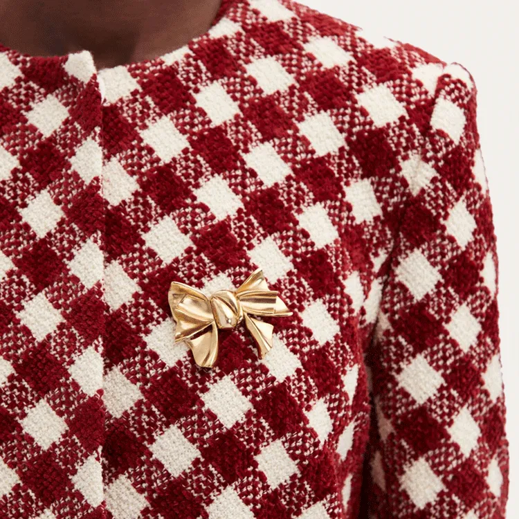 Oscar De La Renta Small Bow Brooch-2