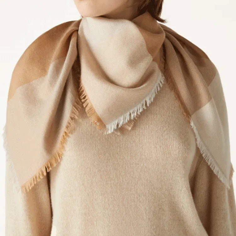 Loro Piana Cashmere, Mulberry Silk Knit Scarves Women's Light Umber-1