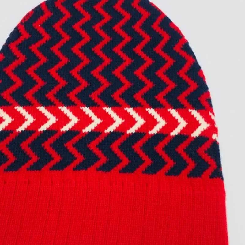 GUCCI Wool Zigzag Beanie-1