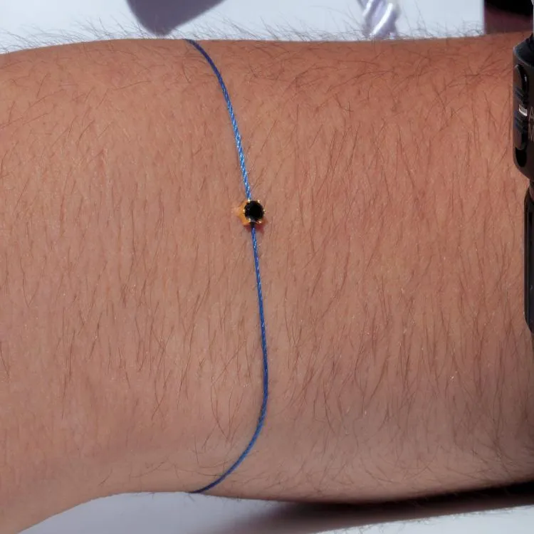 Redline Gold Diamond Bracelets Men's Black-1