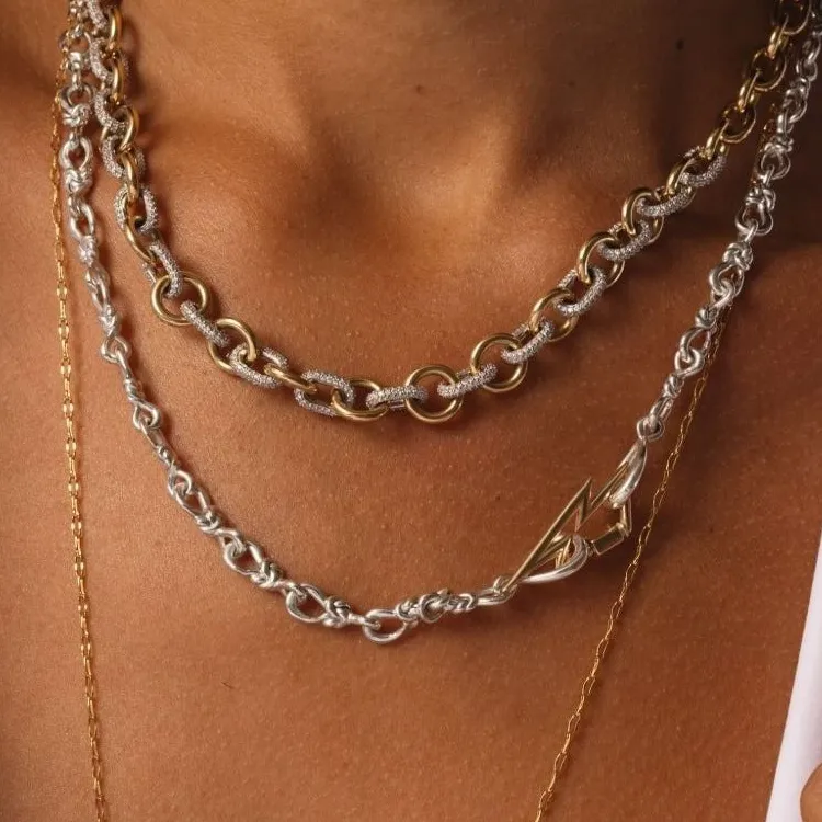 Marla Aaron Large True Lover's Knot Necklace-2