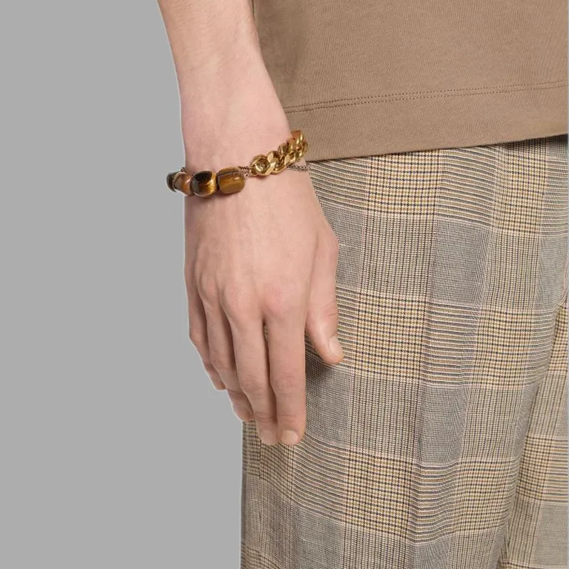 DRIES VAN NOTEN Stone Chain Bracelet-2