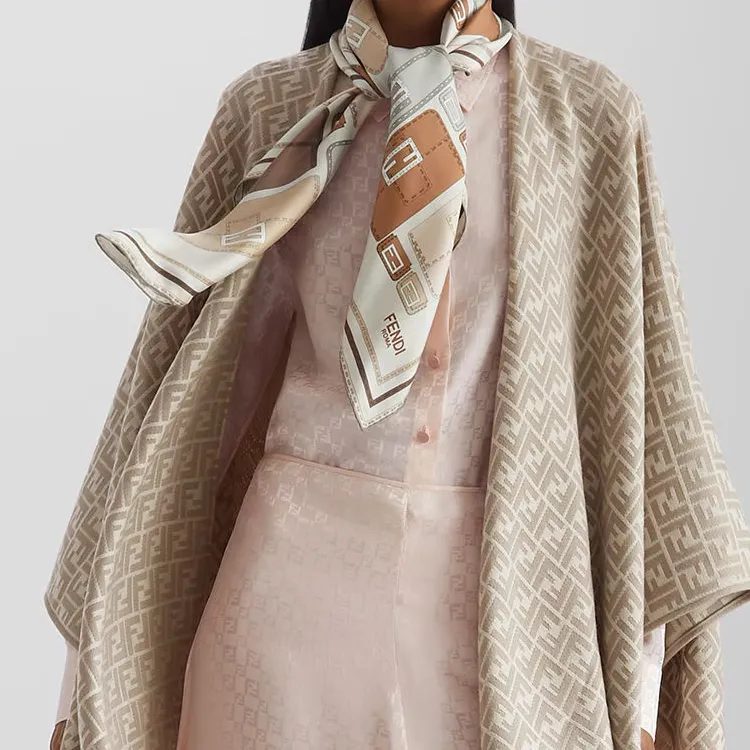 FENDI Baguette Finished Edge Scarf-2