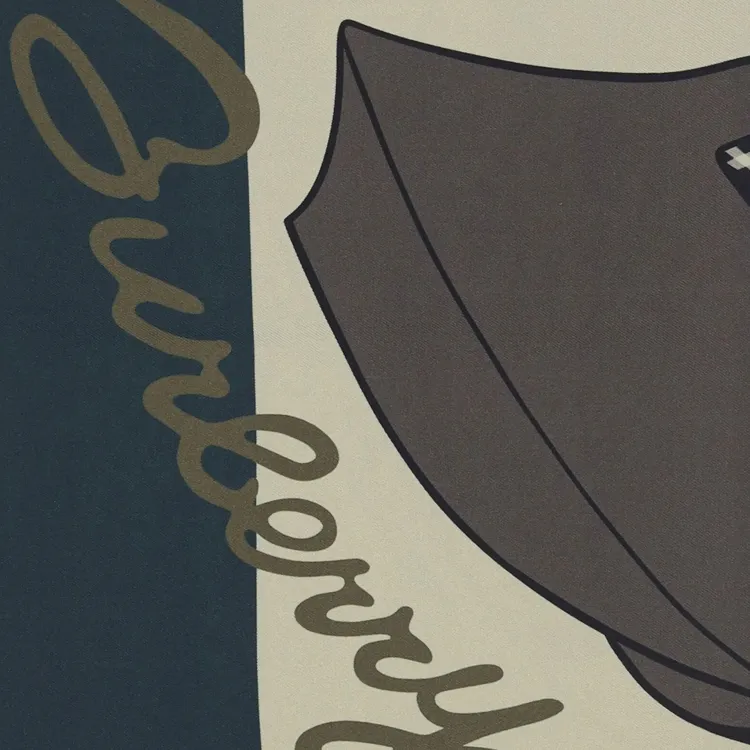 Burberry Drawn Umbrellas Silk Scarf-2