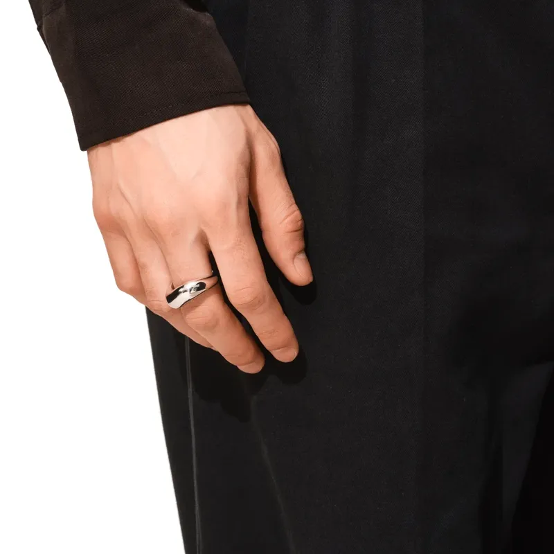 TOM WOOD 925 Sterling Silver Rings Unisex Silver-4
