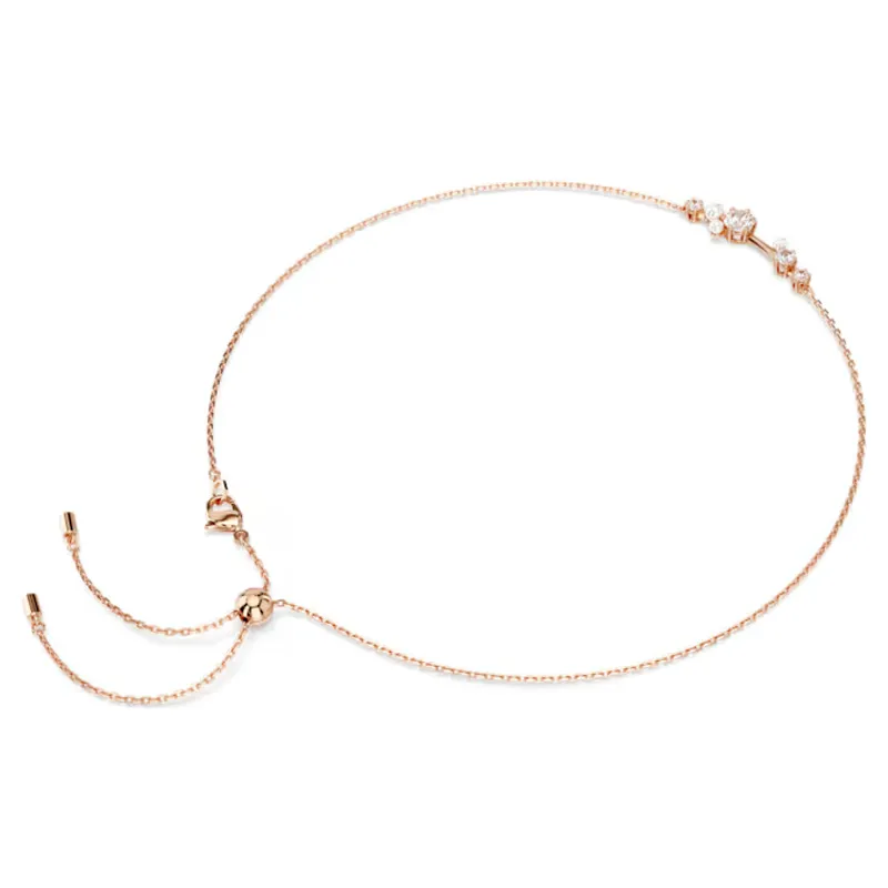 Swarovski Constella Faux Crystal Necklaces Women's Rose Gold-3