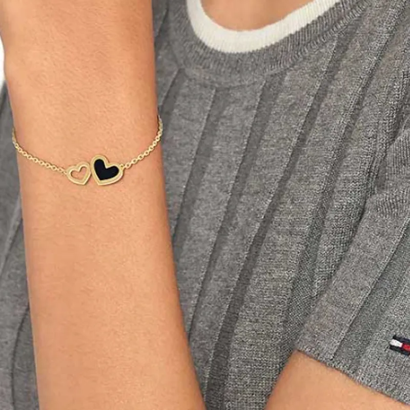 Tommy Hilfiger Enamel Bracelets Women's Gold-2