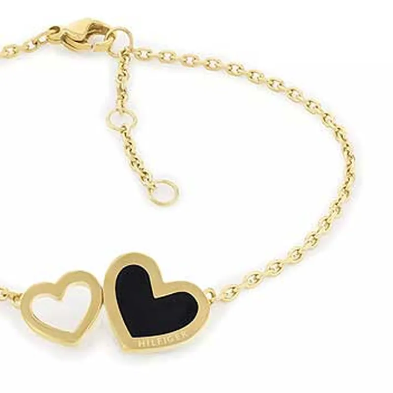 Tommy Hilfiger Enamel Bracelets Women's Gold-1