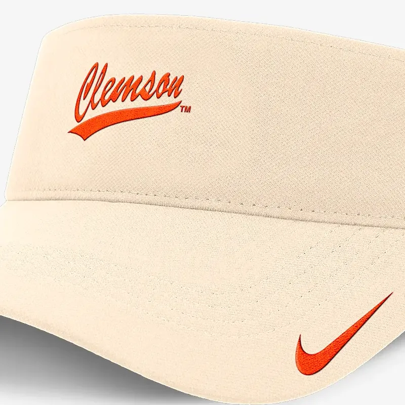 Nike Clemson Tigers Primetime Ace Men's Nike Dri FIT College Adjustable Visor-3