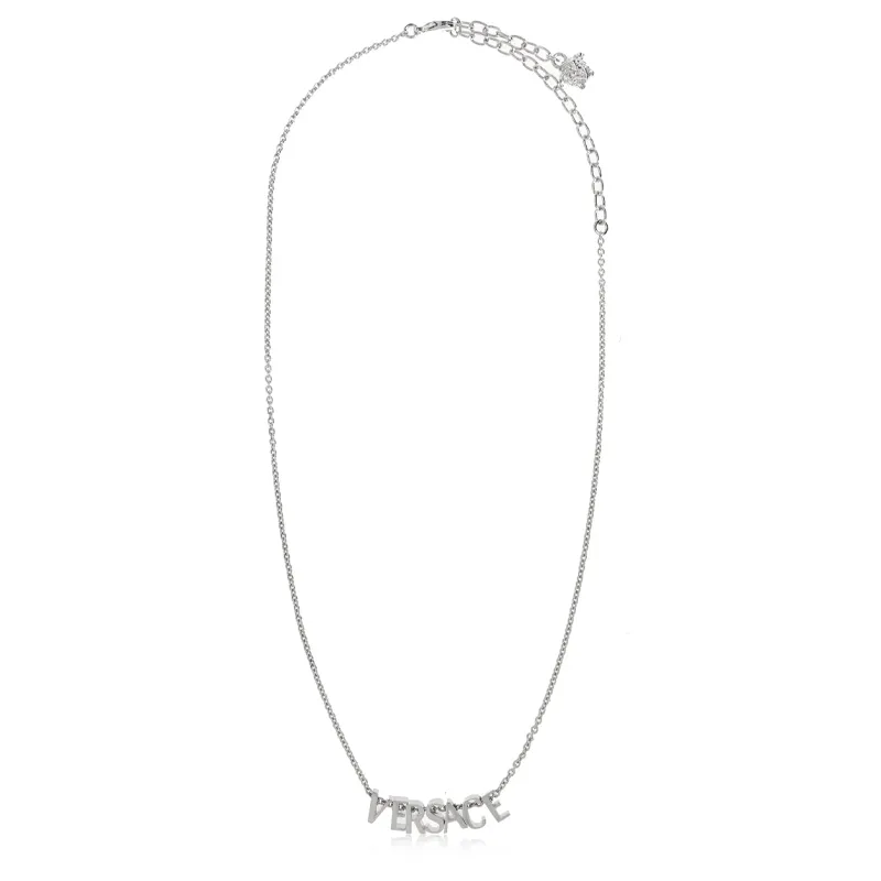 VERSACE Logo Lettering Necklace-1