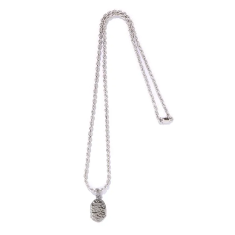 A BATHING APE 925 Sterling Silver Necklaces Unisex Silver-1
