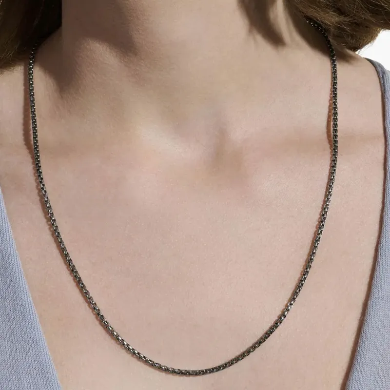 John Hardy Box chain Necklace-3