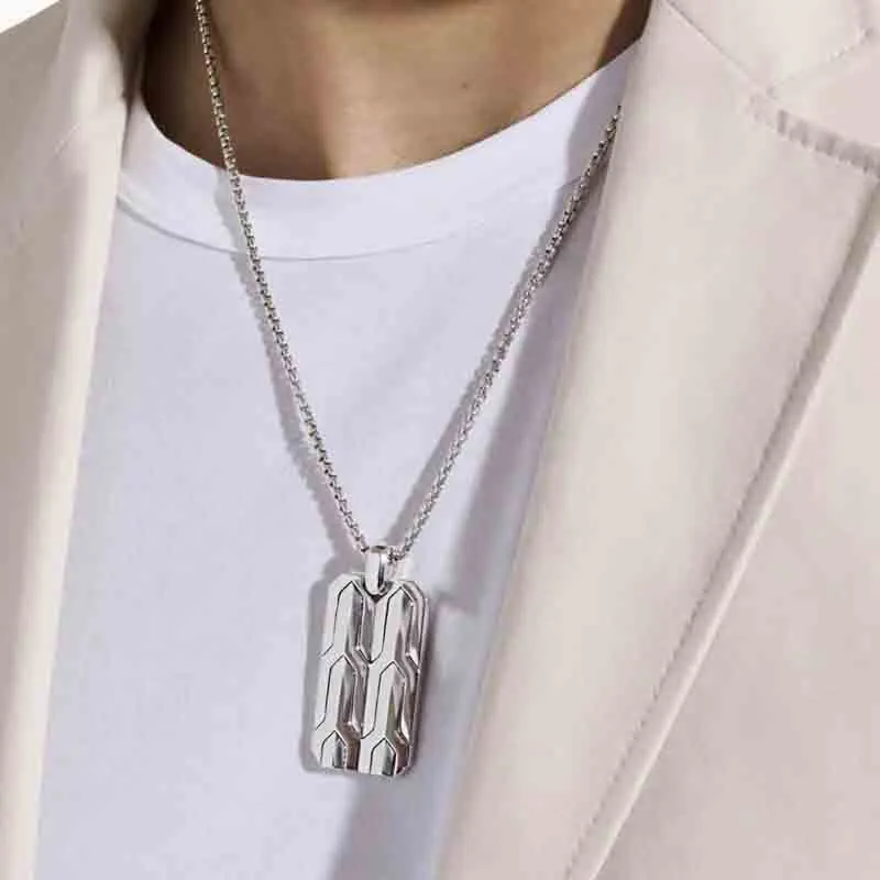 John Hardy Icon 50 Tag Necklace-3