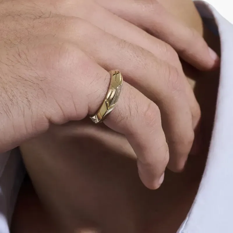 John Hardy 14kt Yellow Gold Icon 50 Ring-2