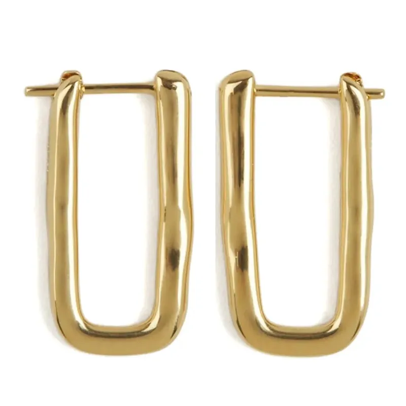 JIL SANDER Logo engraved Earrings-2