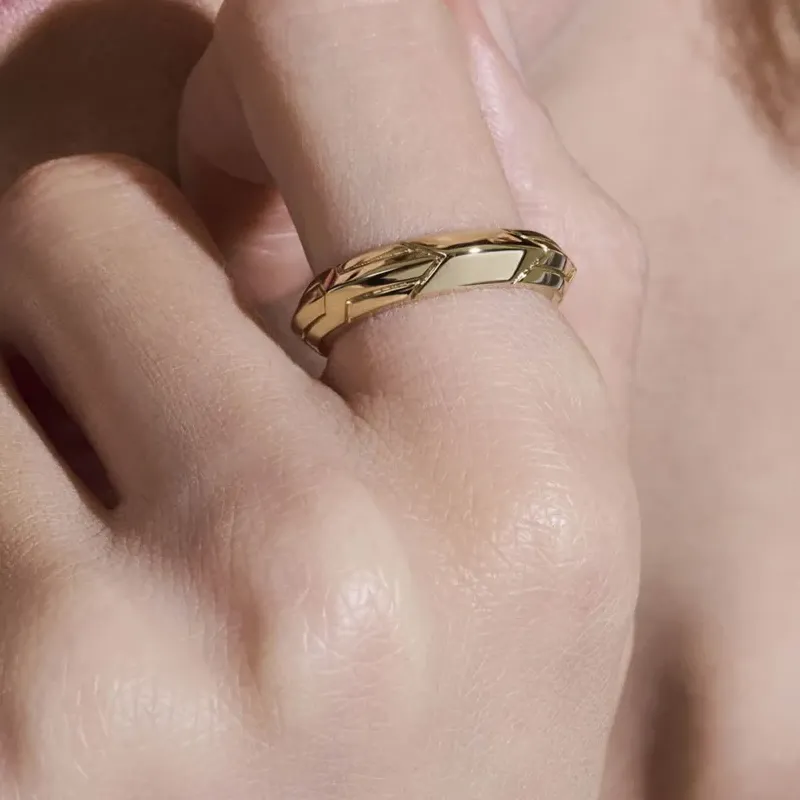 John Hardy 14kt Yellow Gold Icon 50 Ring-3