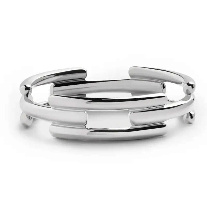 Monica Vinader Signature Link Stacking Ring-1