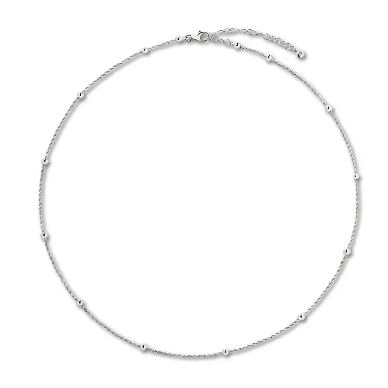 Monica Vinader Beaded Rope chain Necklace-1