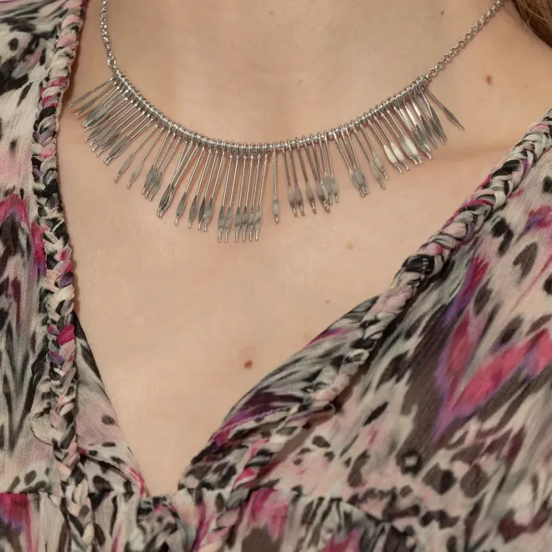 ISABEL MARANT Logo Detailed Necklace-2