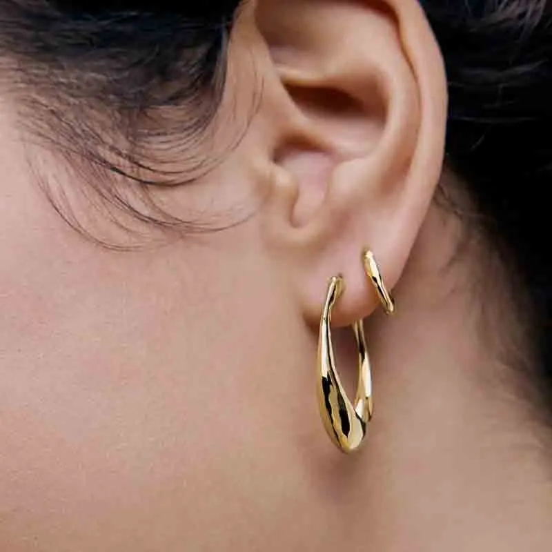Monica Vinader Siren Hoop Earrings-2