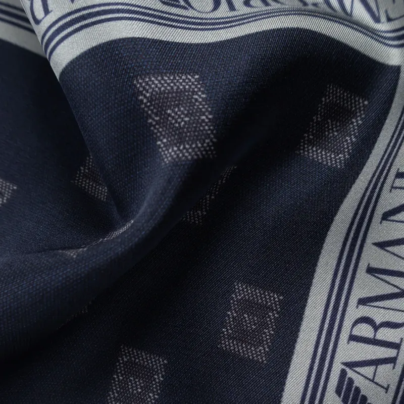 EMPORIO ARMANI Monogram pattern Scarf-1