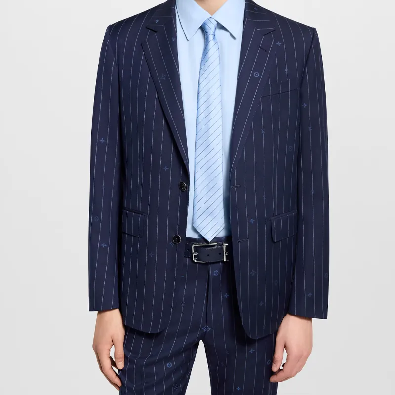 LOUIS VUITTON M96058 Monogram Pinstripes Tie-4