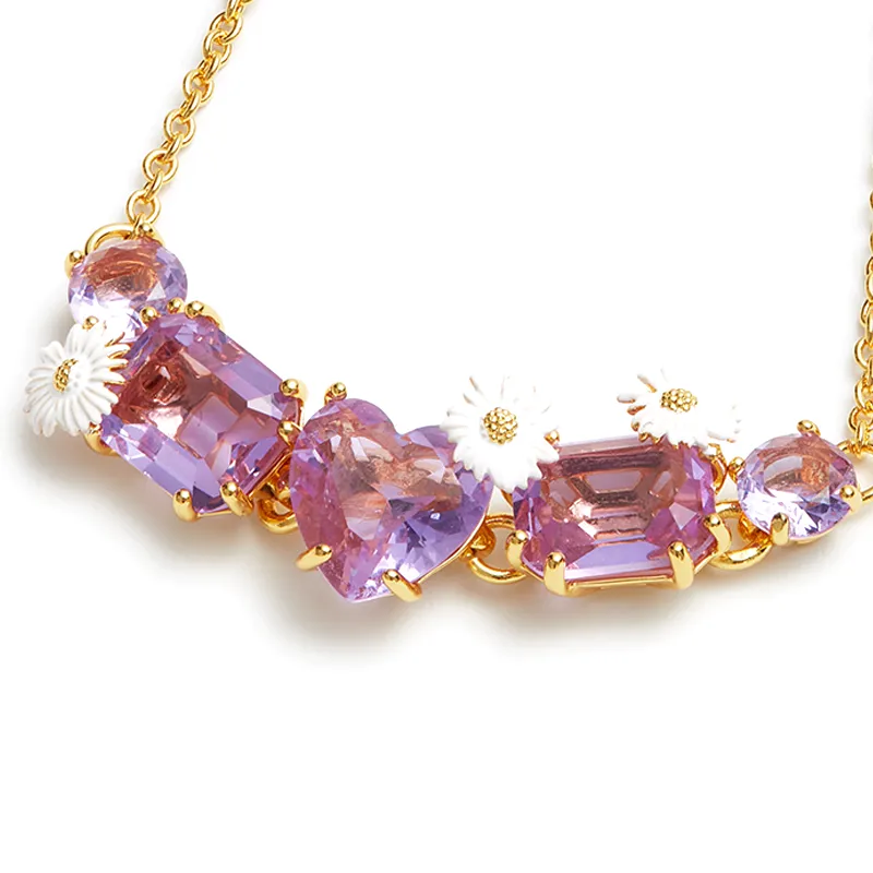 LES NEREIDES Gold Plated Bracelets Women's Purple-1