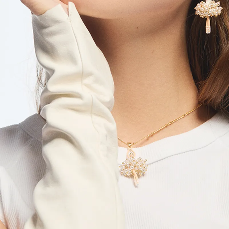 LES NEREIDES Gold Plated Necklaces Women's Gold-3
