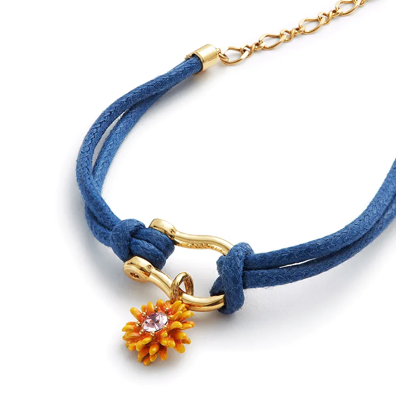 LES NEREIDES Gold Plated Bracelets Women's Blue-1
