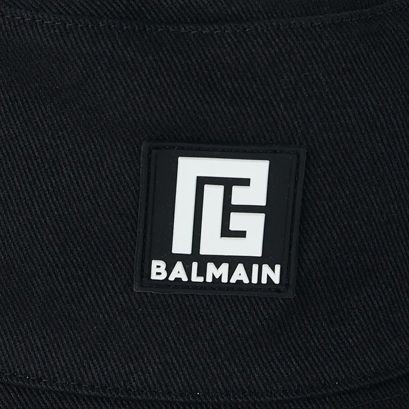 BALMAIN Cotton Bucket Hats Men's Black-2