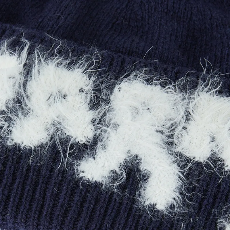 MARNI Shetland Wool Logo Beanie-2