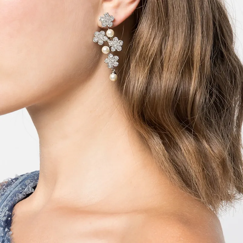 Jennifer Behr Aria Crystal Pearl Earrings-2