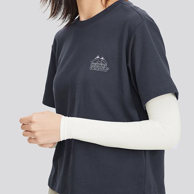 Skechers Sun Protection Sleeves Unisex White-2