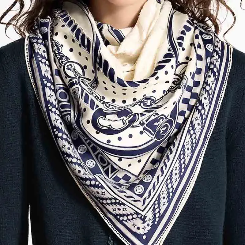 LOUIS VUITTON Ocean Bandana Shawl-2