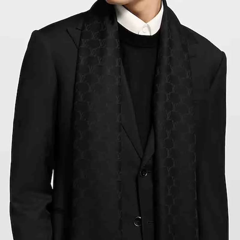 LOUIS VUITTON M96289 Lv Fishnet Stole-2
