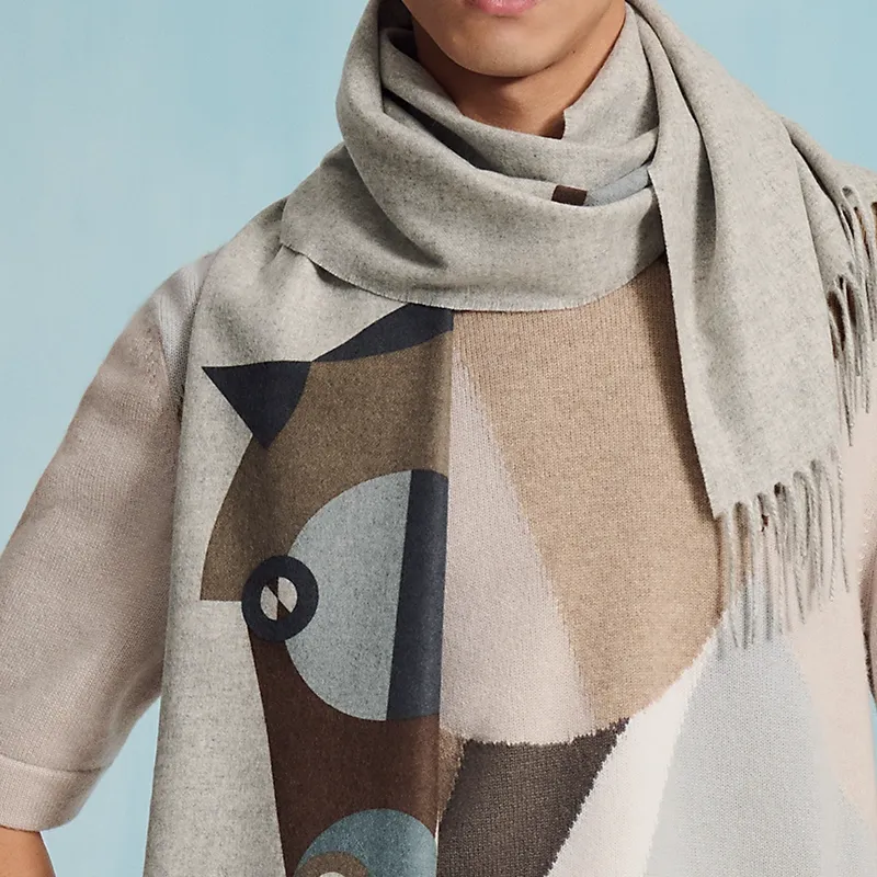 HERMES Knit Scarves Men-2