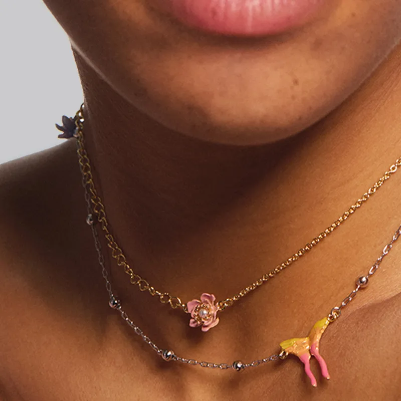 LES NEREIDES Gold Plated Necklaces Women's Gold/Silver-2