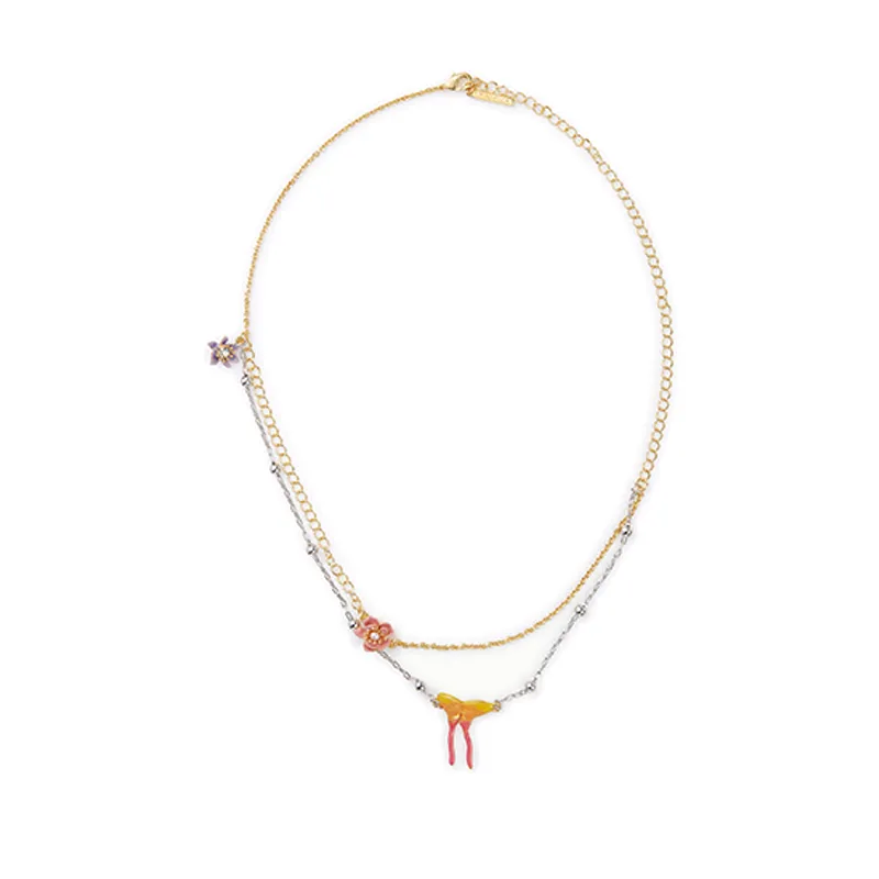 LES NEREIDES Gold Plated Necklaces Women's Gold/Silver-1