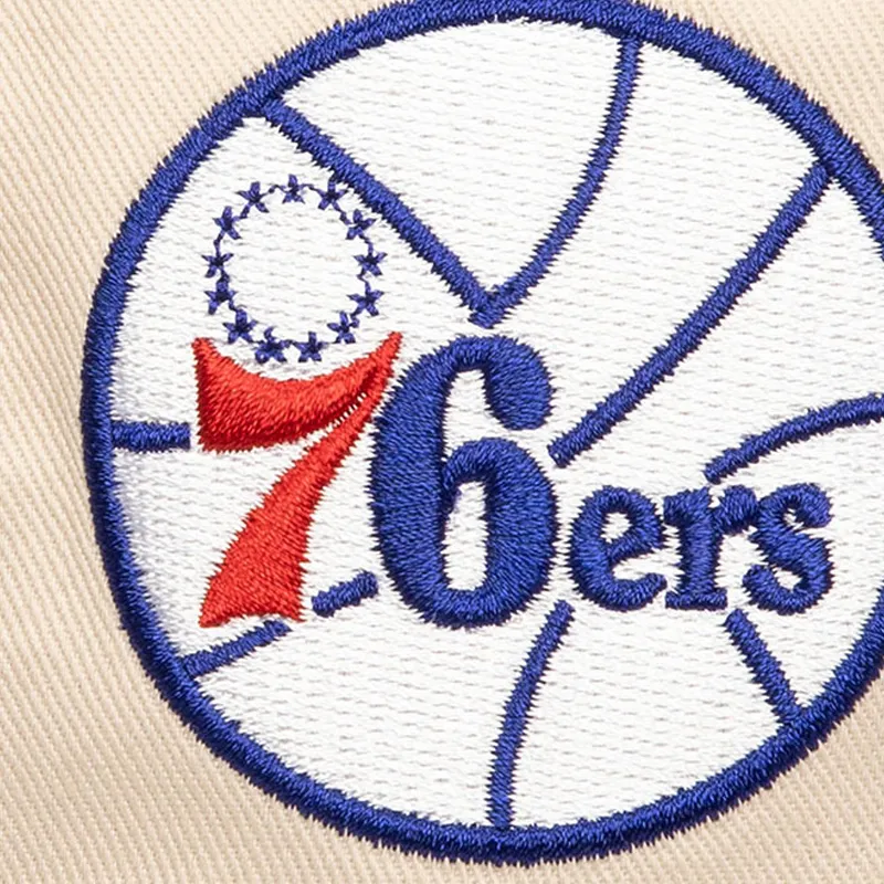 Mitchell & Ness Polyester Baseball Caps Unisex Beige-2