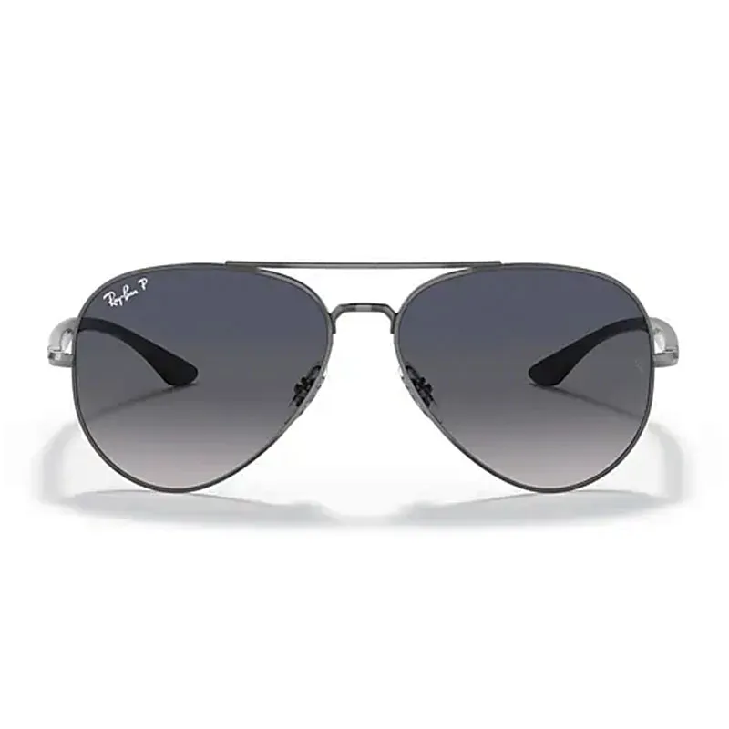 RayBan Metal Aviator Sunglasses Unisex Black-1