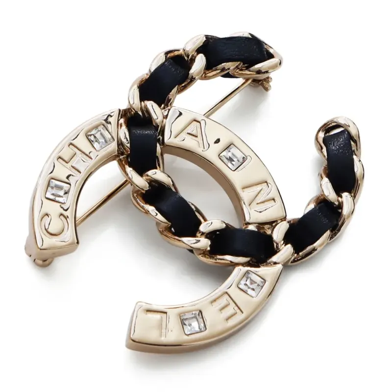 CHANEL 2019 Cc Logo Chain Brooch-2