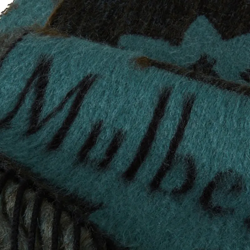 Mulberry Knit Scarves Women's Black-1