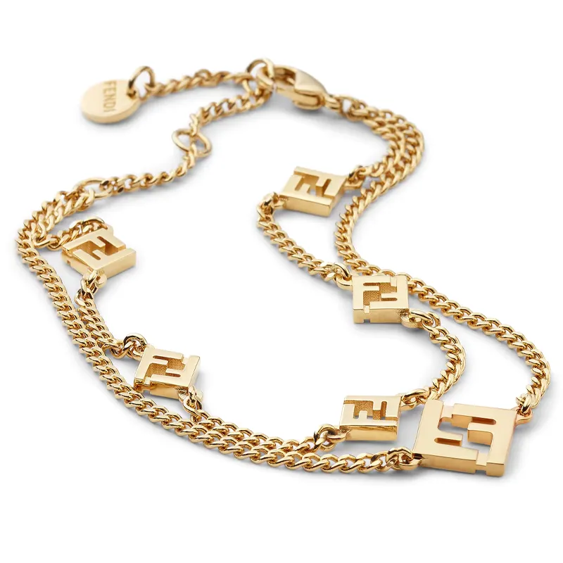 FENDI Bronze Bracelets Women's Gold-1